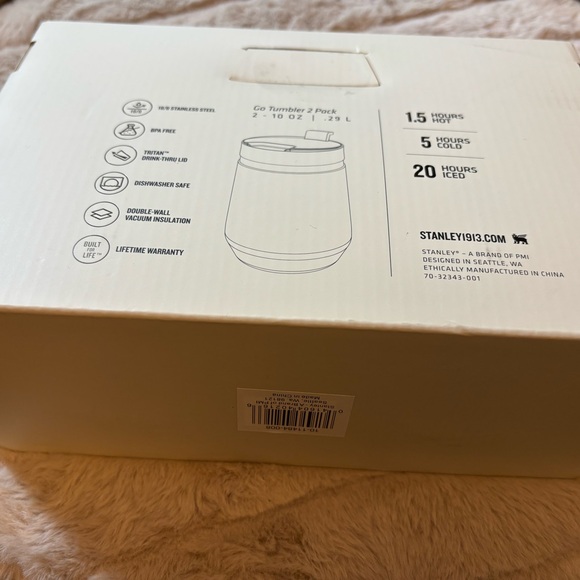 New - Stanley 2pk 10oz Stainless Steel Everyday Go Tumblers - Picture 2 of 2